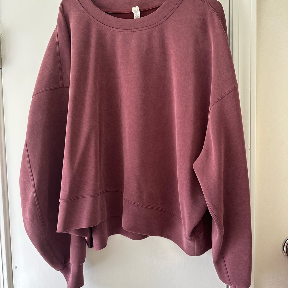 Burgundy Oversized Sweatshirt